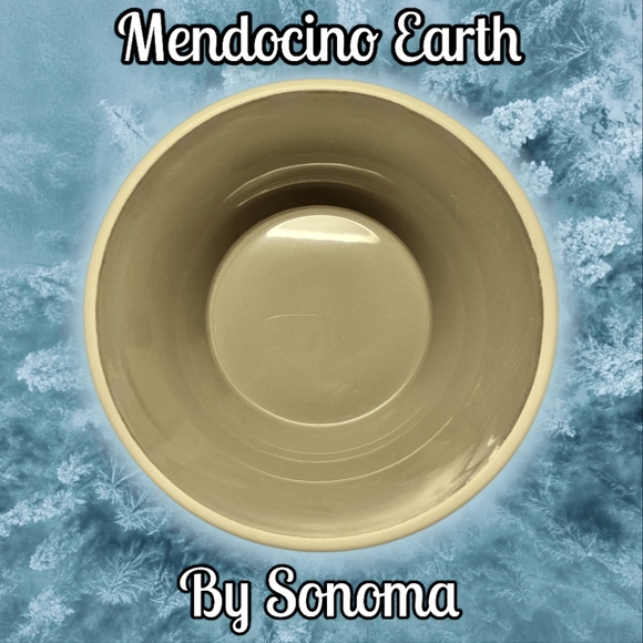 1 Vtg Soup/Cereal Bowl Mendocino Earth Sonoma Life + Style Earthenware - Picture 1 of 4
